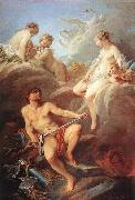 Francois Boucher Venus Demanding Arms from Vulcan for Aeneas Germany oil painting artist
